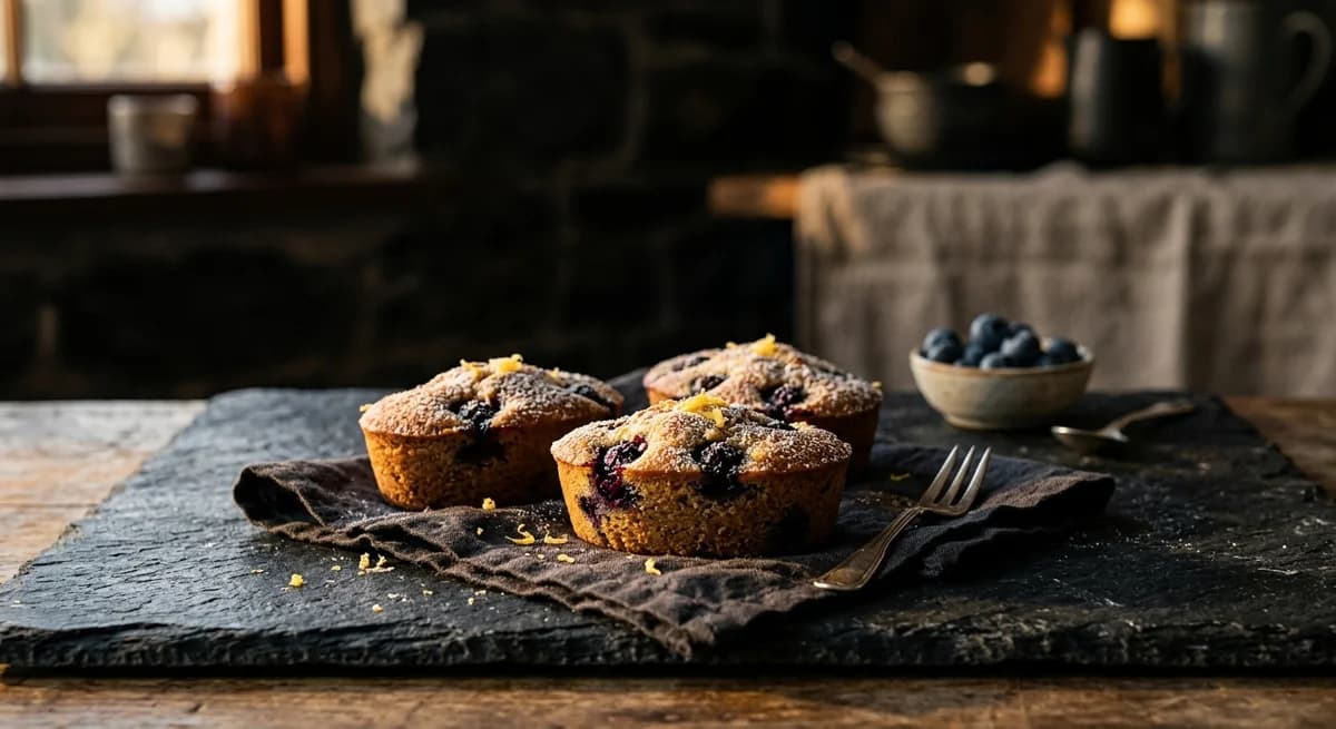 Brown Butter Blueberry & Lemon Friands Recipe