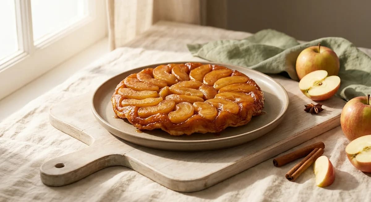 Buttery Apple Cinnamon Tarte Tatin Recipe