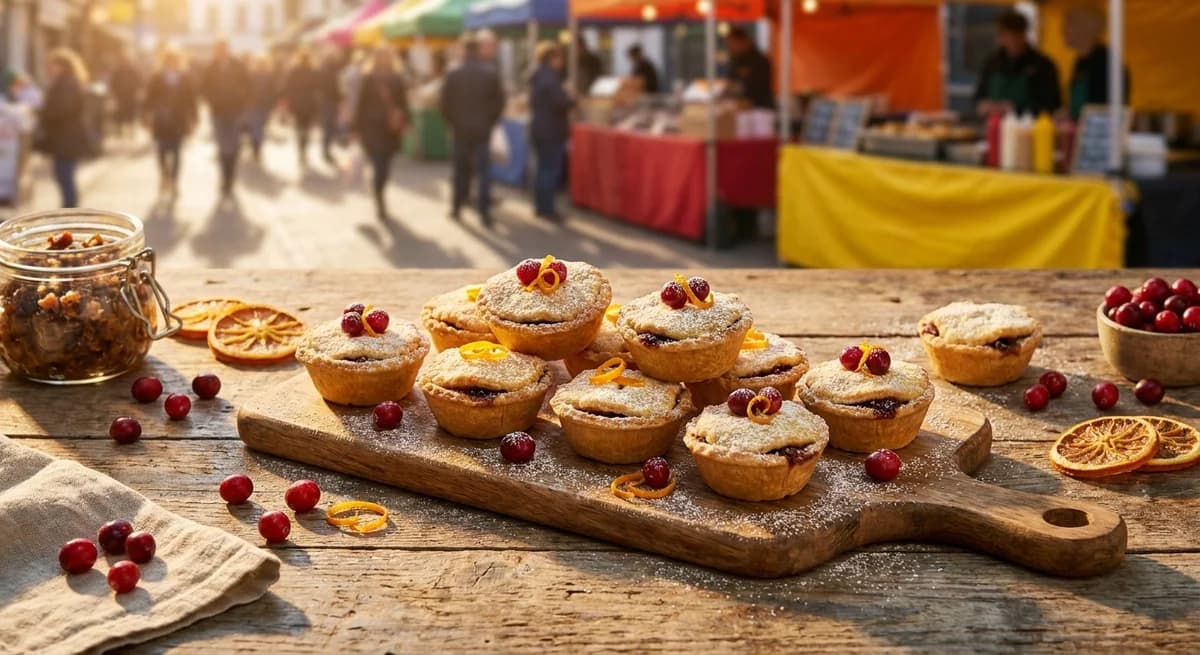 Buttery Orange Cranberry Mince Pies Recipe