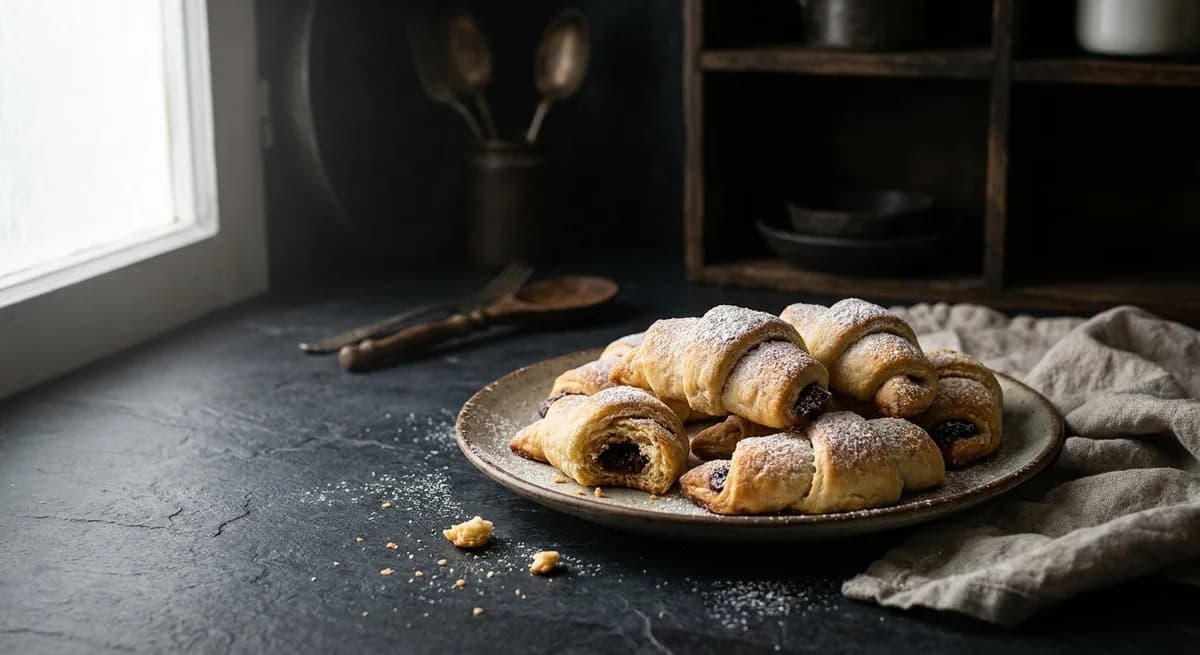 Buttery Polish Rogaliki Cookies Recipe