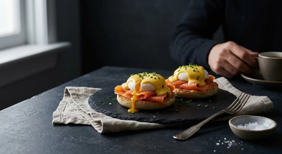 Buttery Salmon Eggs Eggs Benedict Recipe