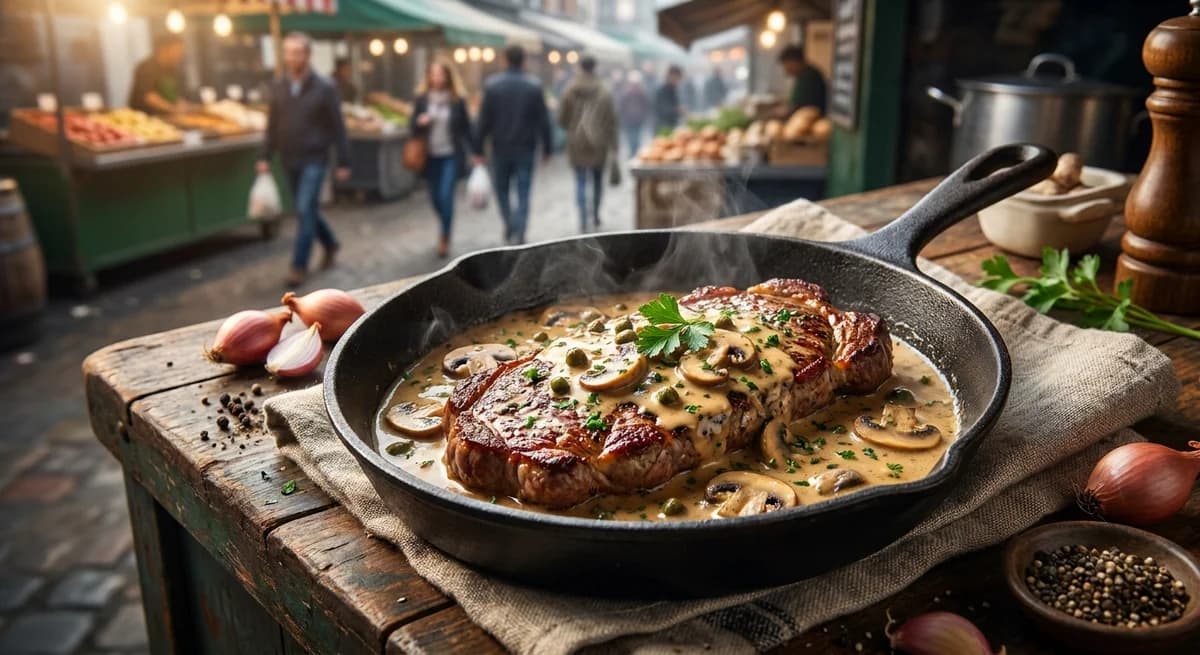 Buttery Skillet Steak Diane Recipe