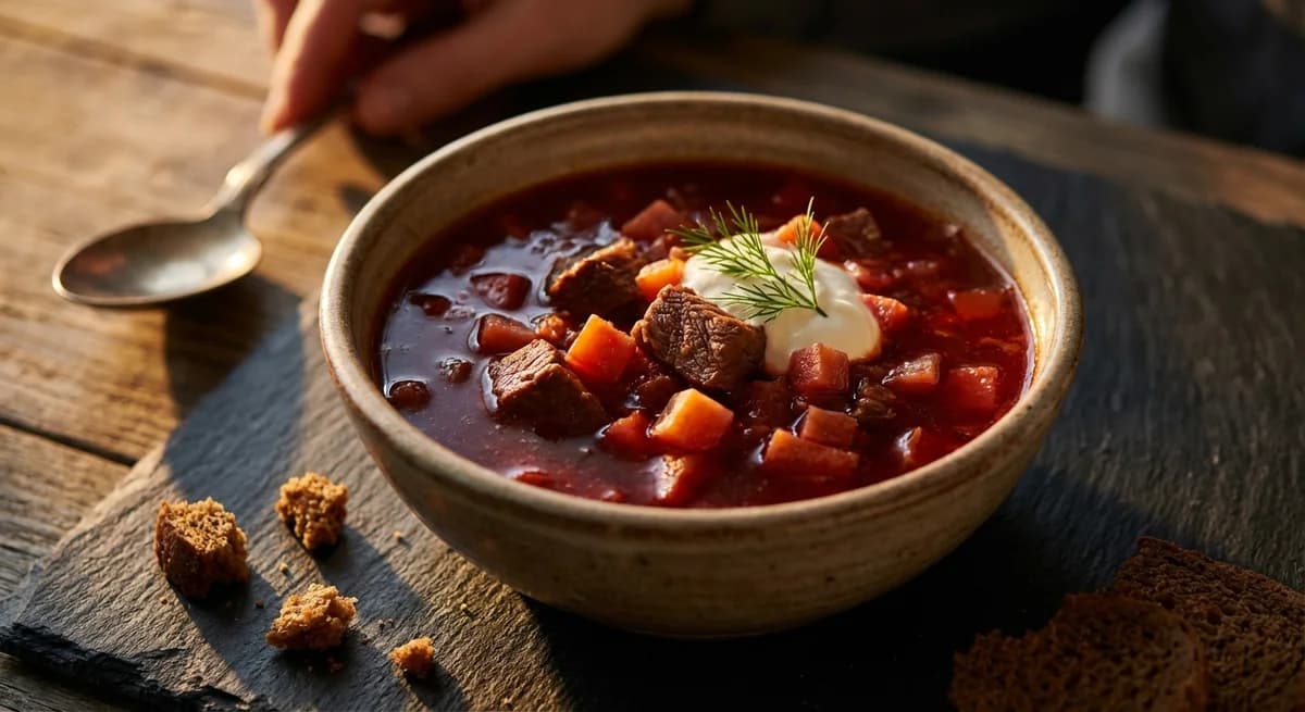 Classic Hearty Beef Borsch
