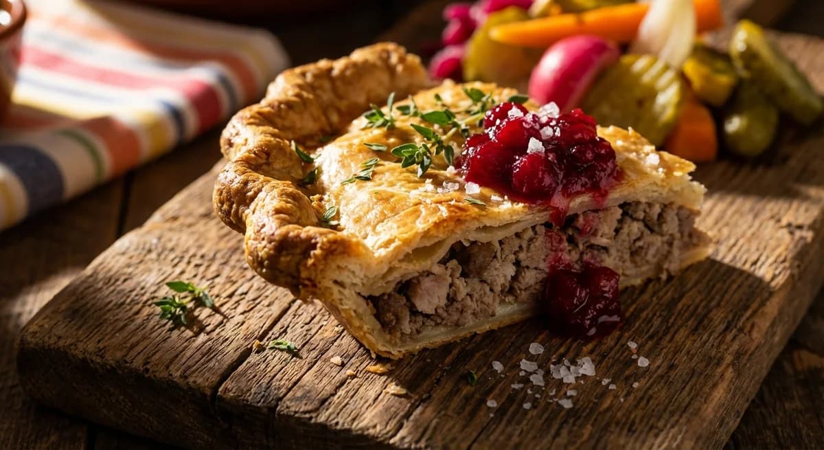 Classic Quebec Style Pork and Beef Tourtiere