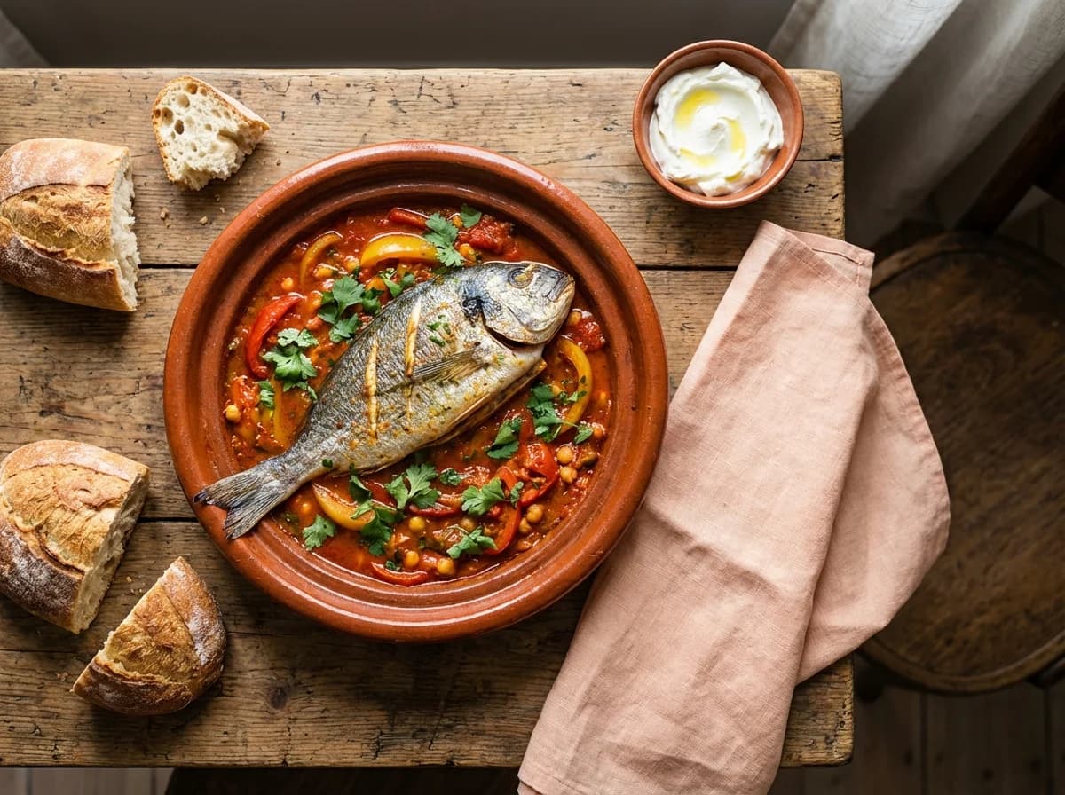 Classic Spicy Chraime with Sea Bream