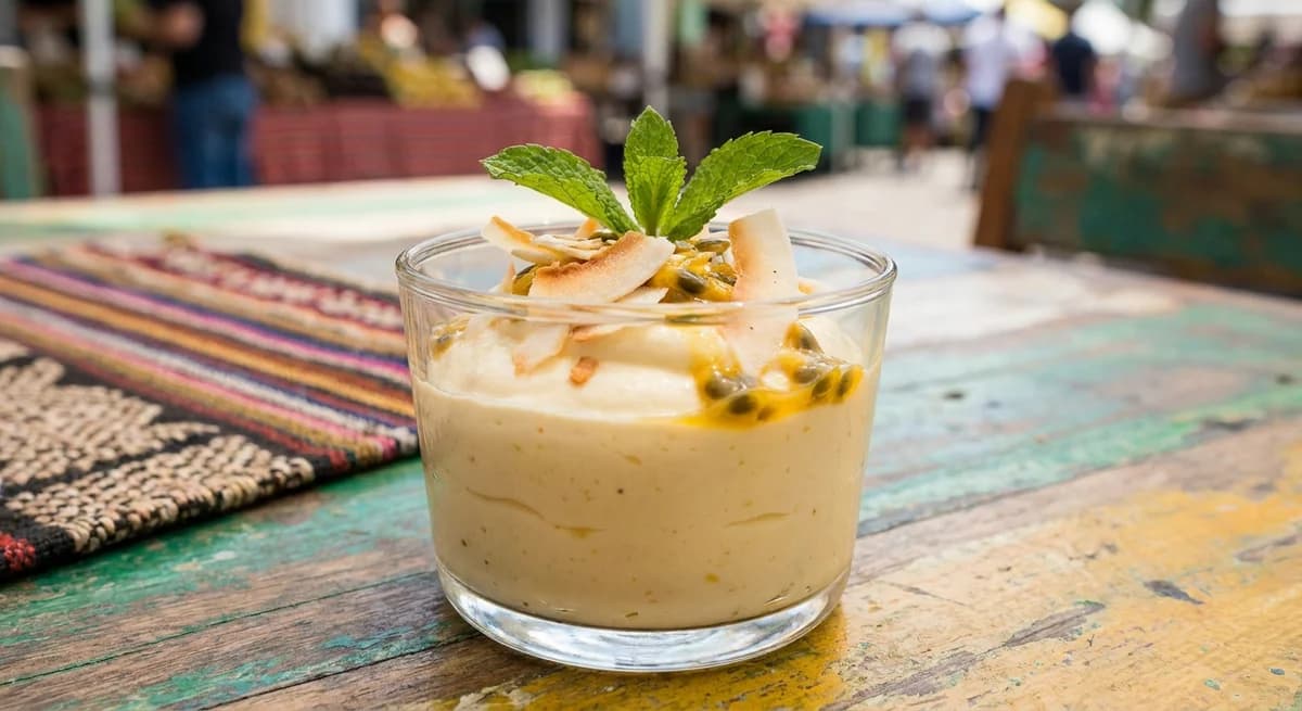 Creamy Coconut Passion Fruit Mousse Recipe