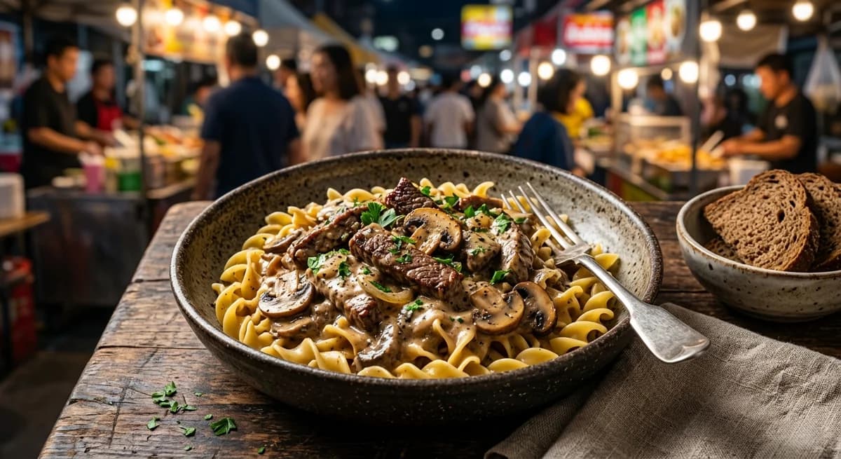 Creamy Homestyle Beef Stroganoff Recipe