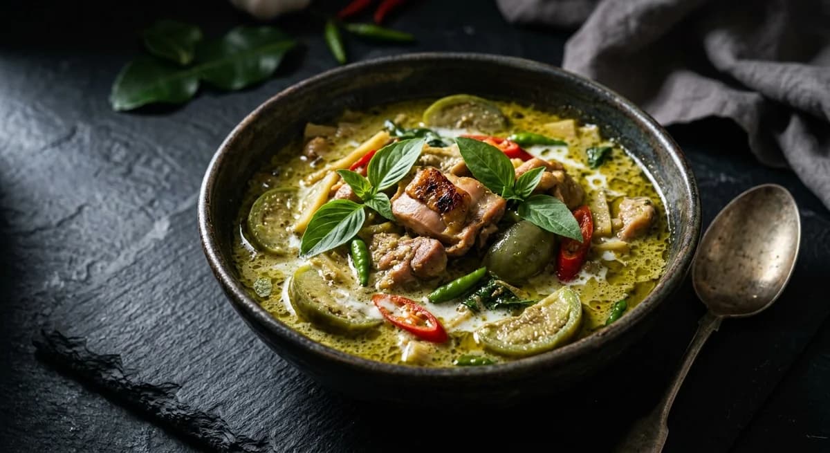 Creamy Thai Green Chicken Curry Recipe
