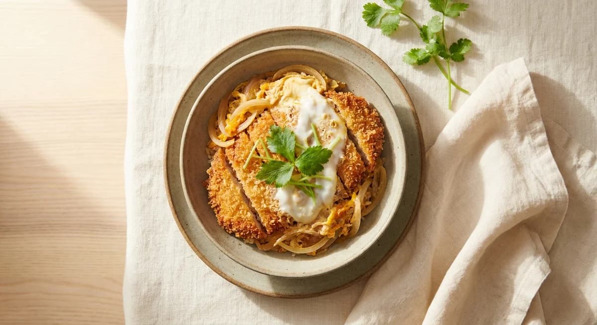 Crispy Air-Fryer Pork Katsudon Recipe