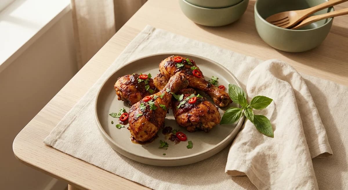 Crispy Air-Fryer Thai Drumsticks Recipe