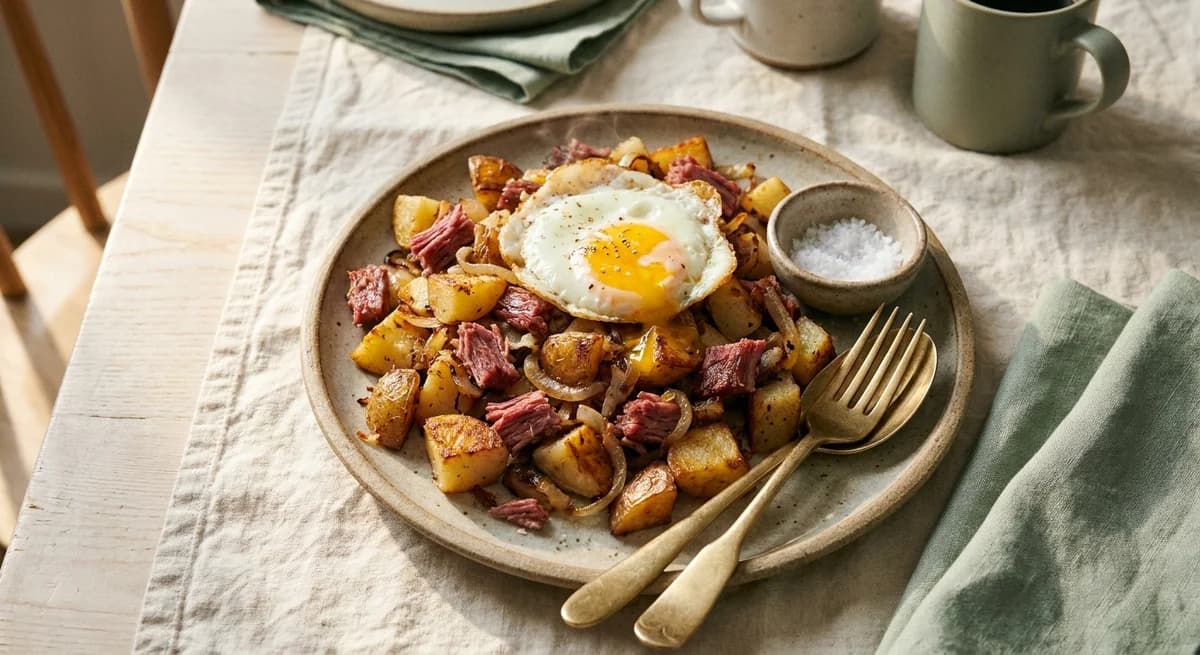 Crispy Homestyle Corned Beef Hash Recipe