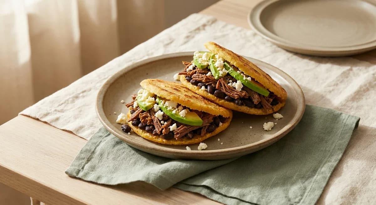 Crispy Loaded Venezuelan Arepas Recipe