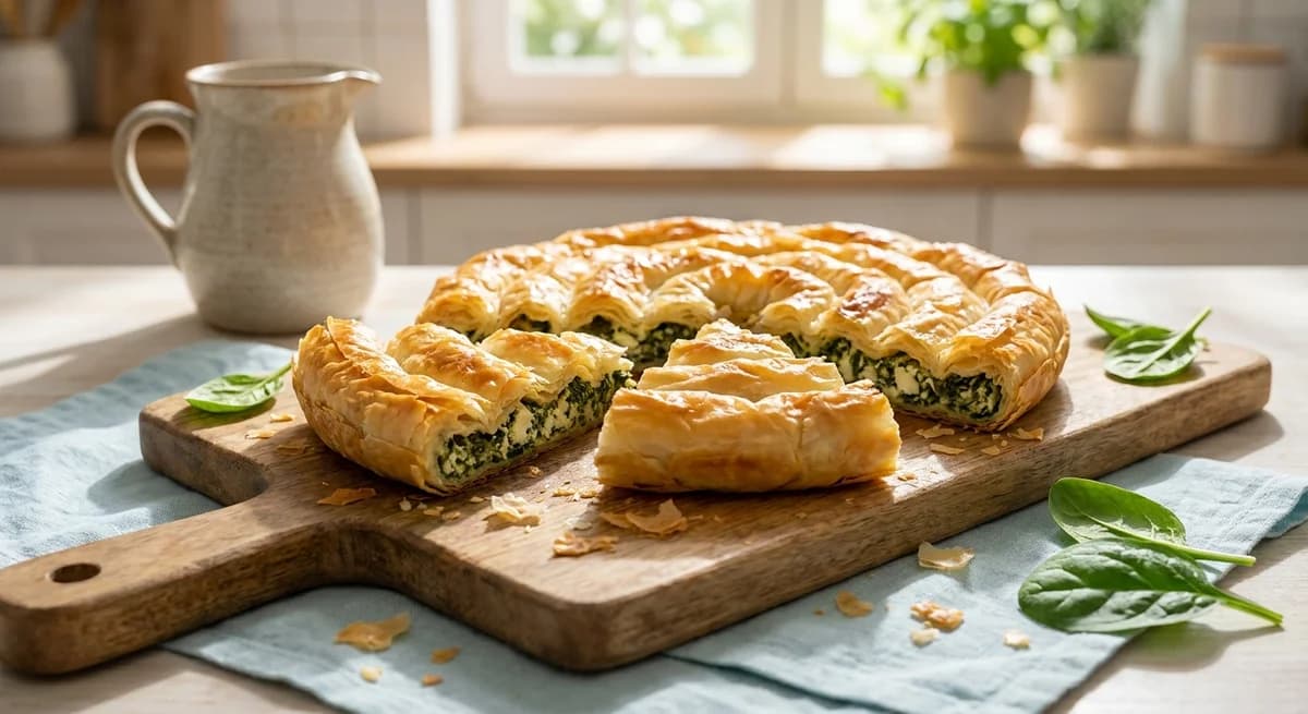 Crispy Spinach and Feta Burek Recipe