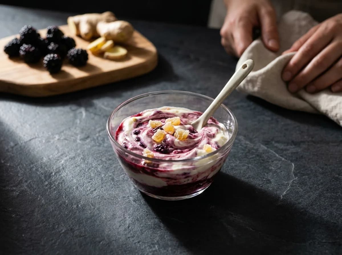 Easy Ginger Blackberry Fool Recipe