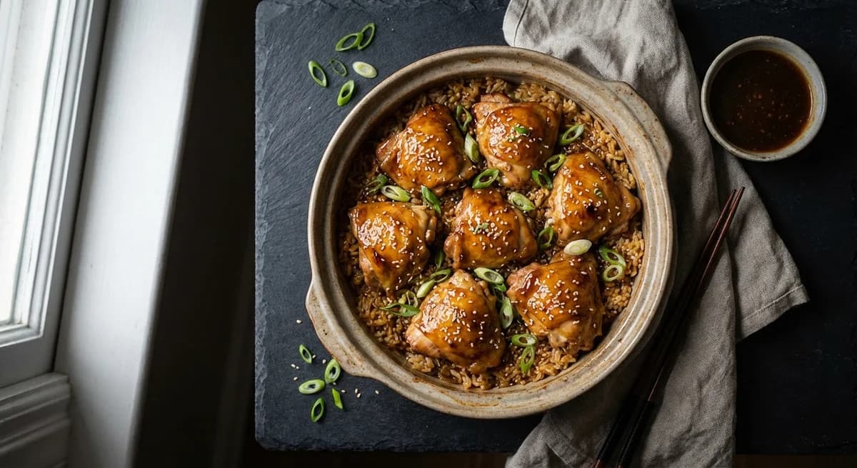 Easy Teriyaki Chicken and Rice Casserole Recipe
