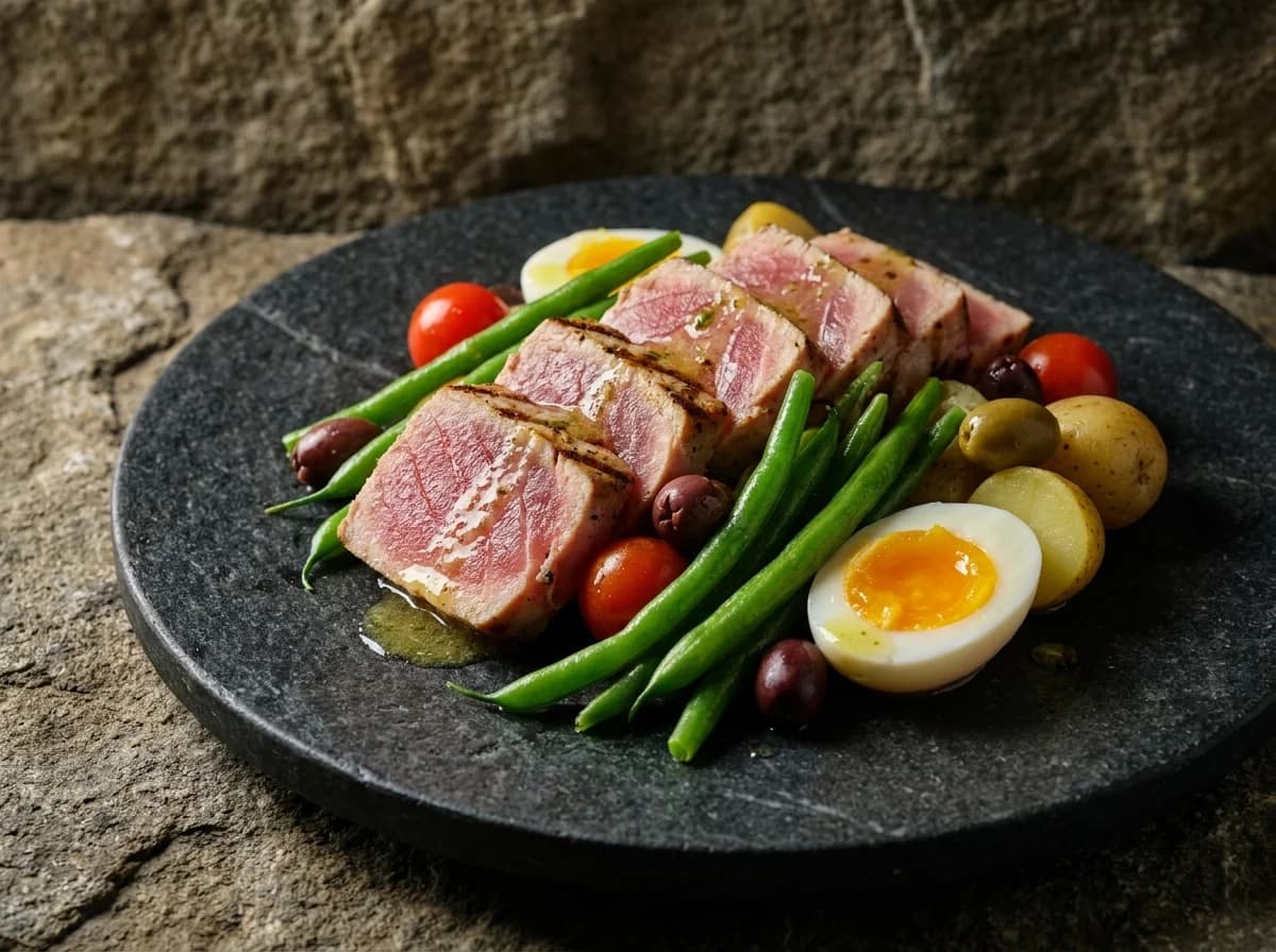 Grilled Fresh Tuna Nicoise Salad Recipe