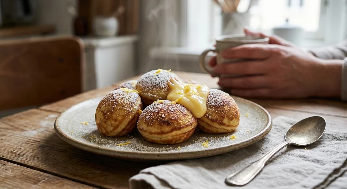 Lemon Ricotta Æbleskiver