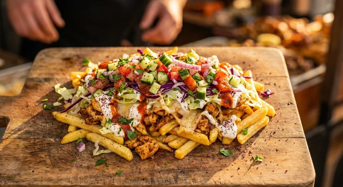 Loaded Chicken Shawarma Kapsalon Recipe