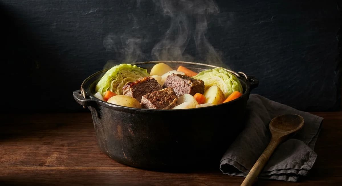 One-Pot Jiggs Dinner Recipe with Salt Beef