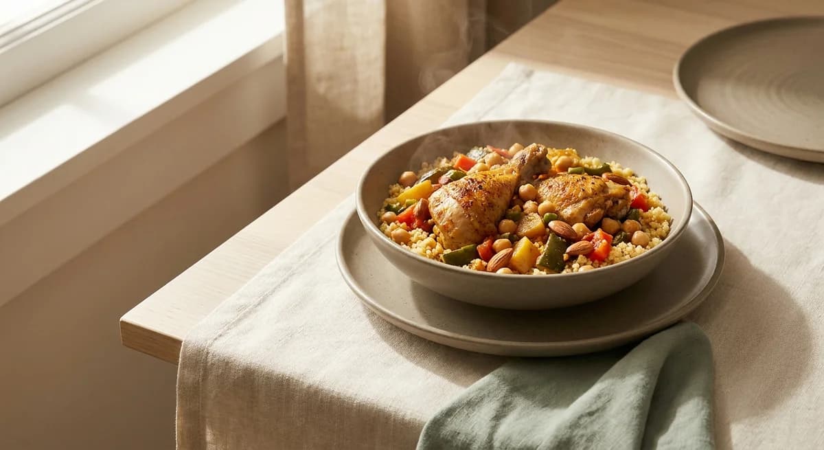 One-Pot Moroccan Chicken Couscous Recipe