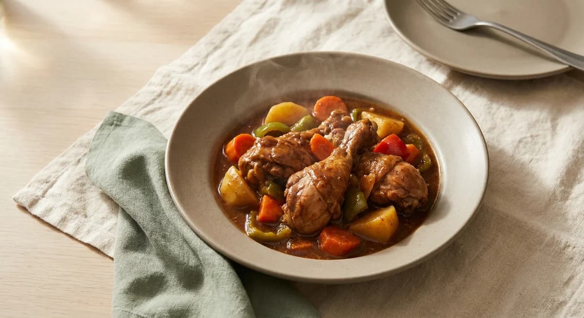 Quick 30-Minute Brown Stew Chicken Recipe