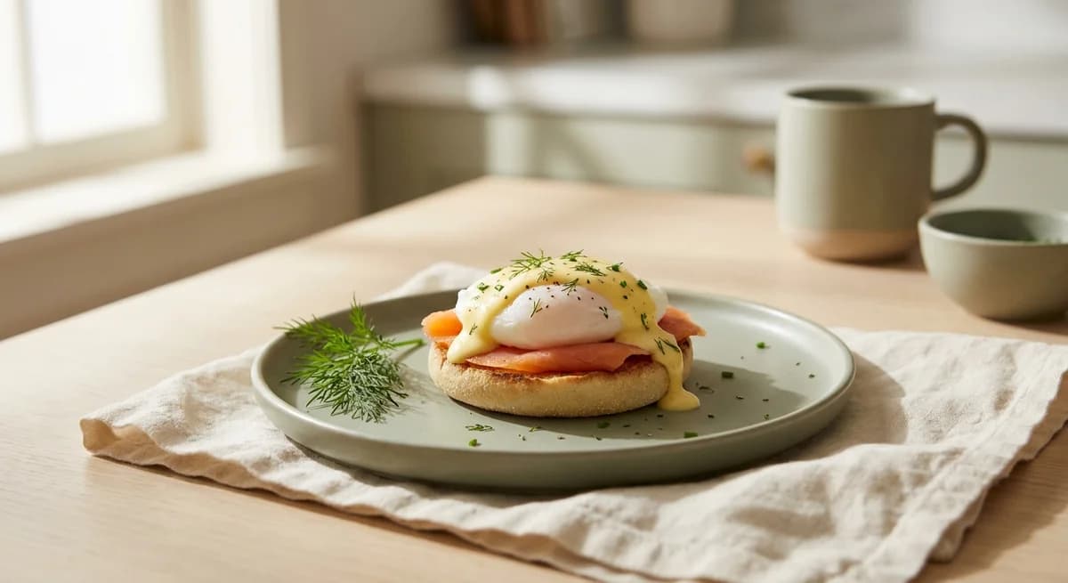 Quick Salmon Eggs Eggs Benedict Recipe