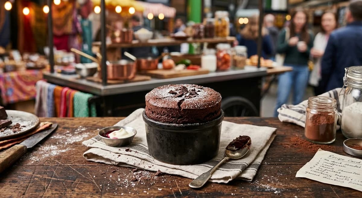 Rich Dark Chocolate Souffle Recipe