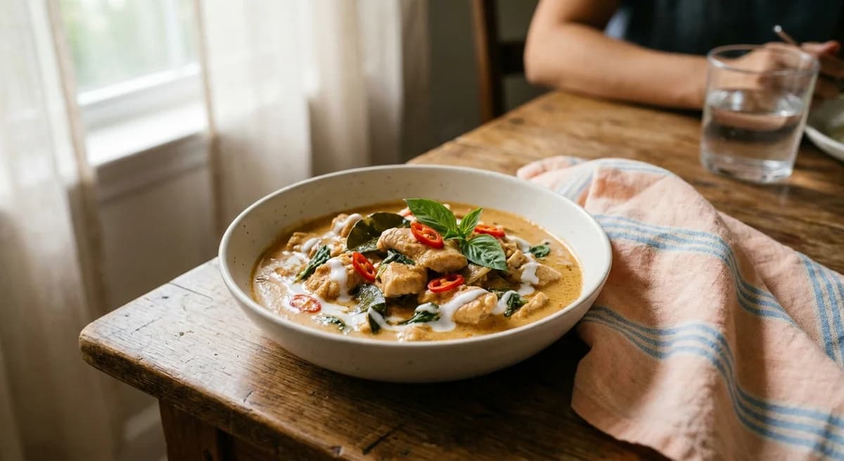 Rich Homestyle Panang Chicken Curry Recipe