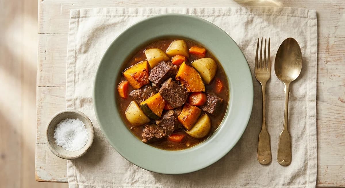Rustic Hearty Beef Pumpkin Stew