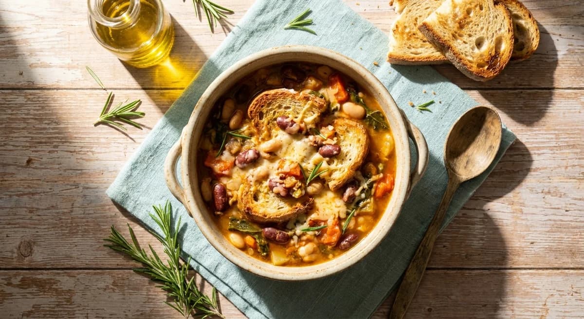 Rustic Tuscan Ribollita Soup Recipe