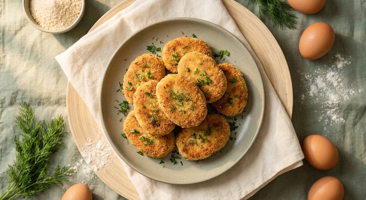 Savory Polish Egg Cutlets Jajek Recipe