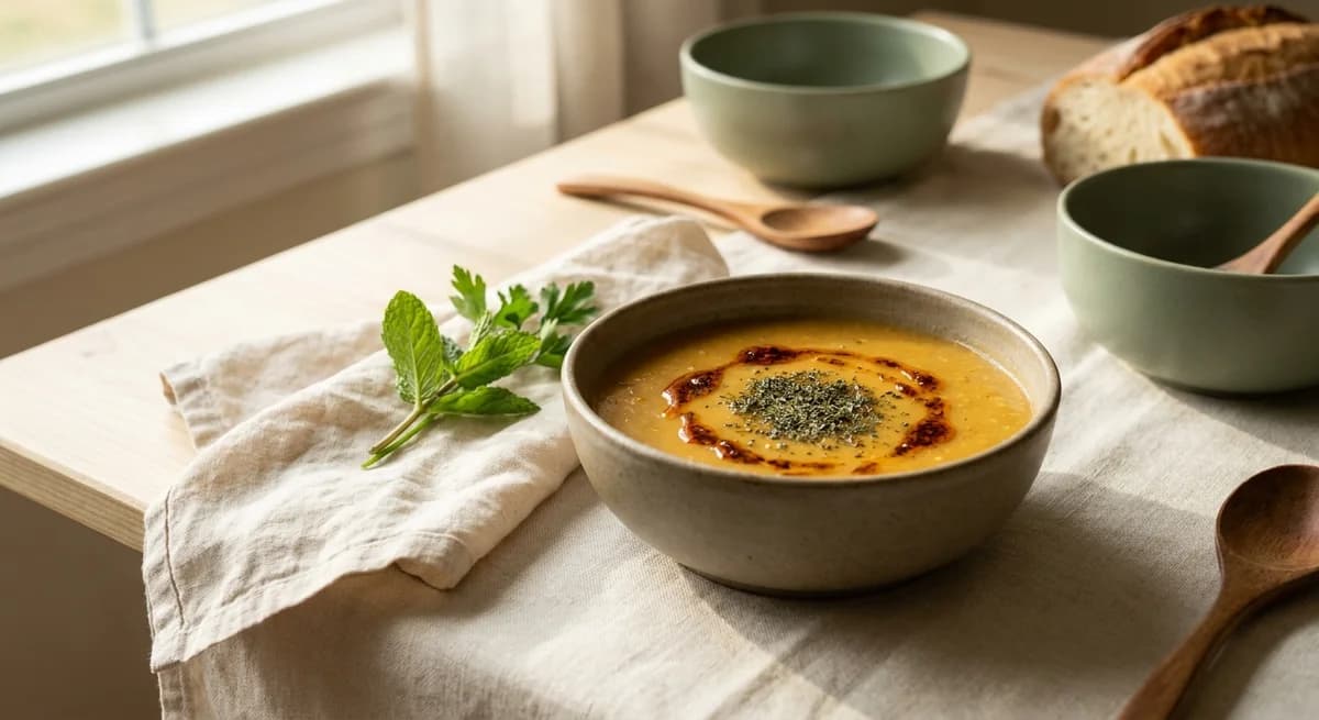 Savory Turkish Red Lentil Corba Recipe