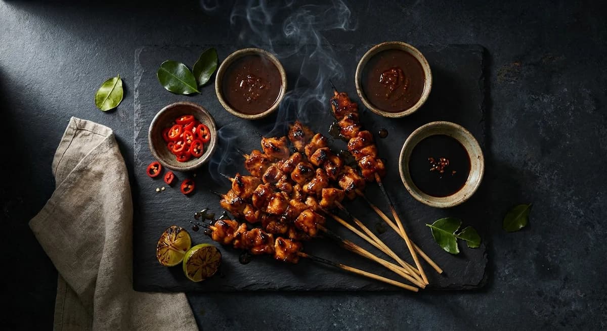 Smoky Indonesian Chicken Satay Recipe