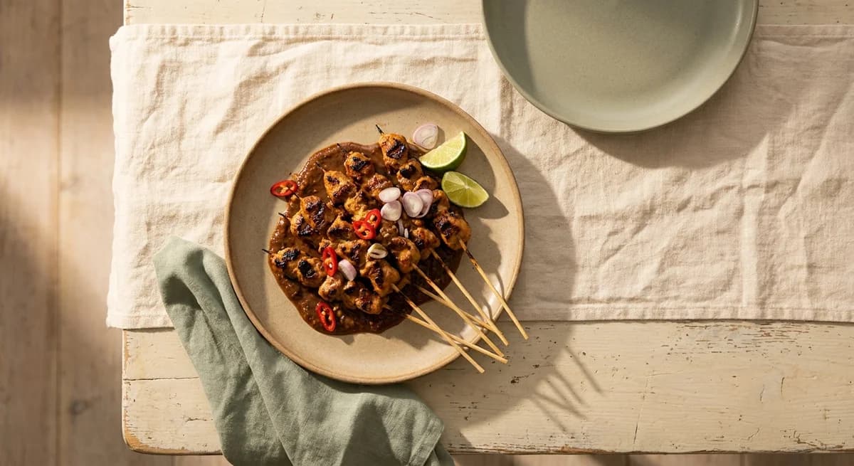 Smoky Indonesian Chicken Satee Recipe