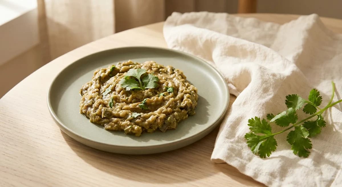 Smoky Oven-Roasted Baingan Bharta Recipe
