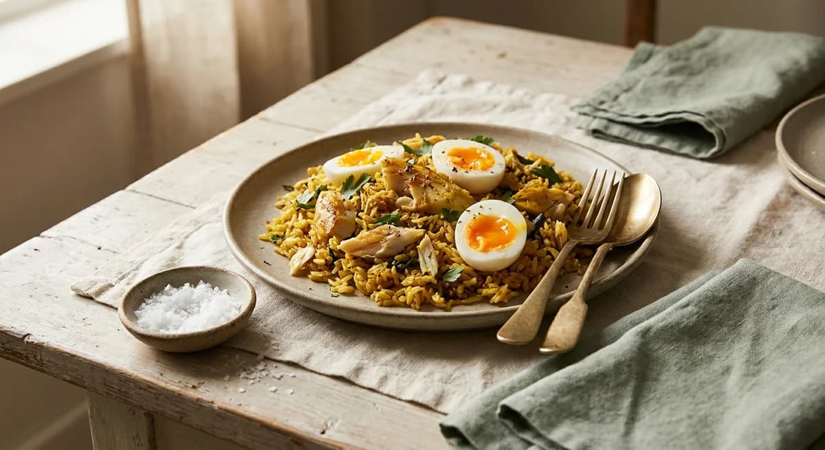 Smoky Smoked Haddock Kedgeree Recipe