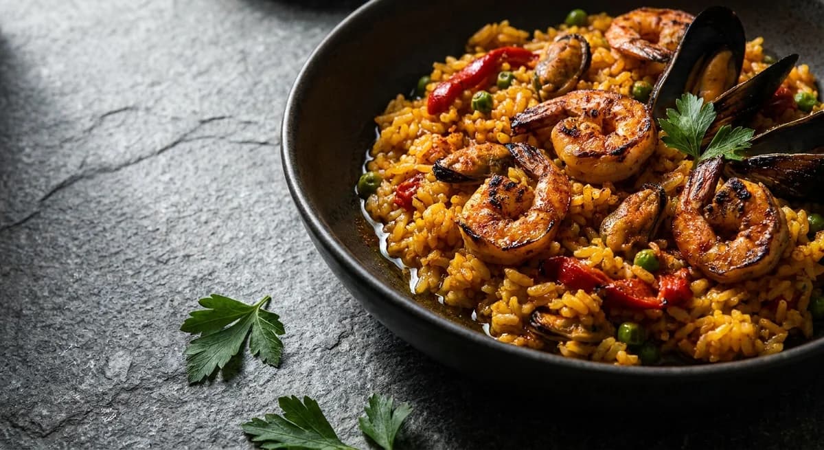 Smoky Spanish Seafood Rice Recipe