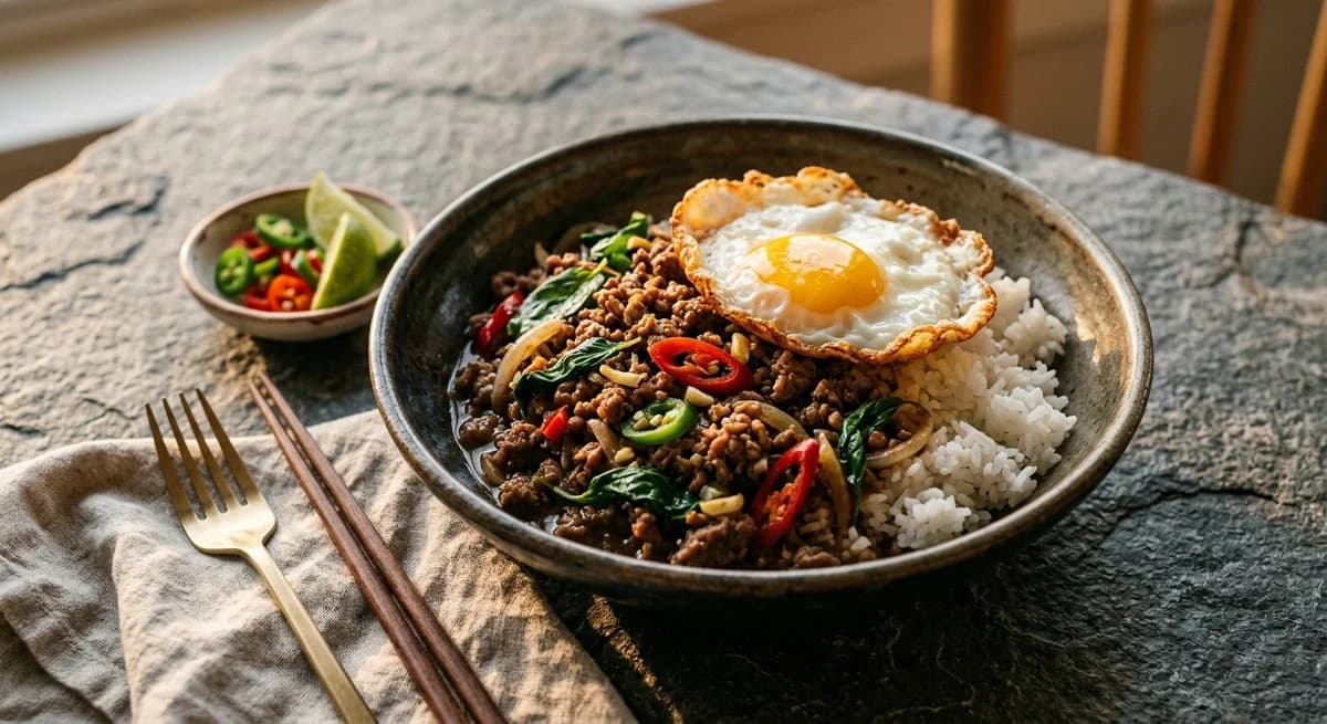 Spicy Thai Basil Beef Stir-Fry Recipe