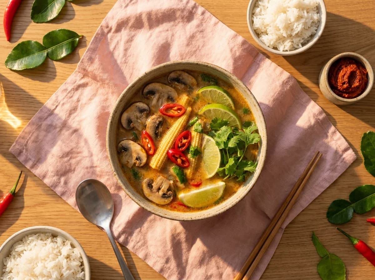 Spicy Thai Coconut and Veg Broth Recipe