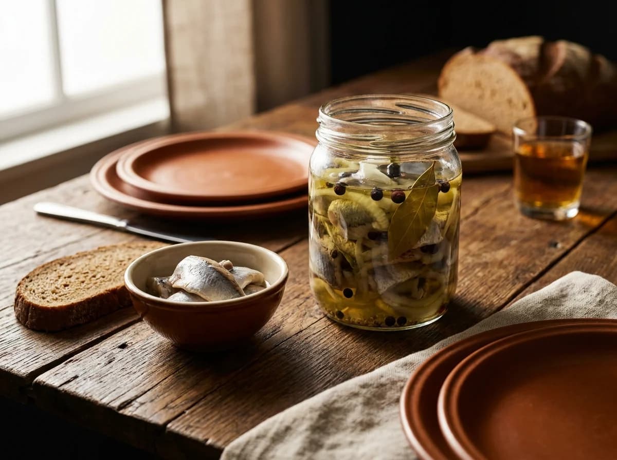 Tangy Polish Herrings in Oil Recipe