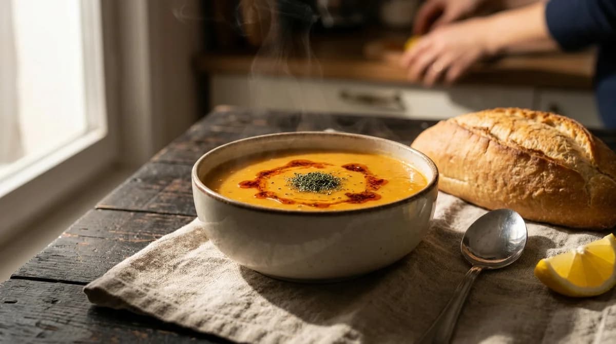 Traditional Turkish Red Lentil Corba Recipe