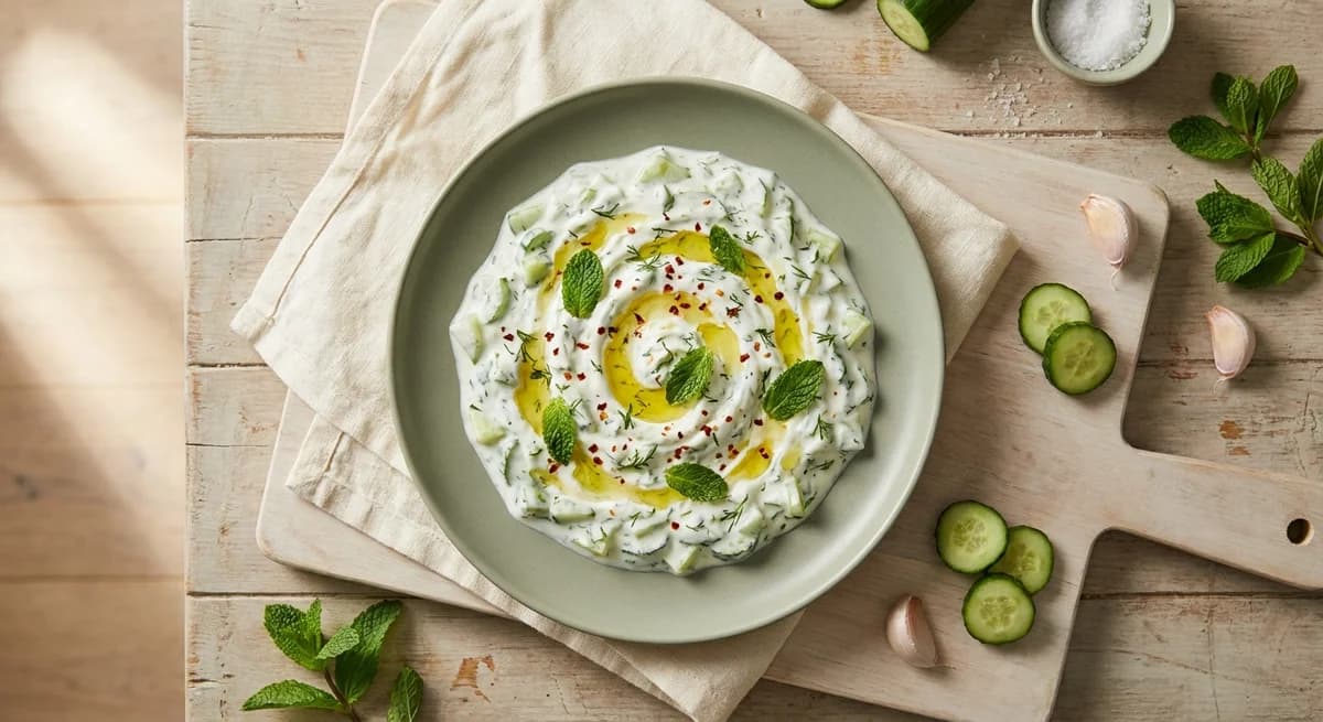 Zesty Mint and Garlic Cacik Recipe