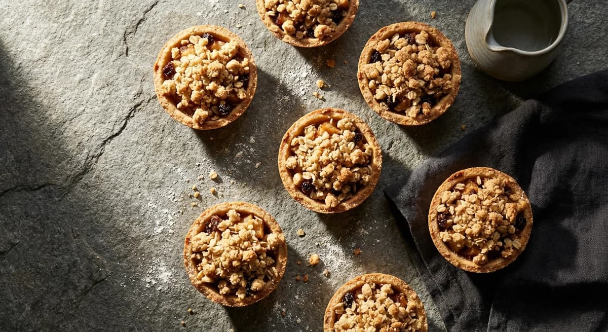 Apple Crumble Mince Pies