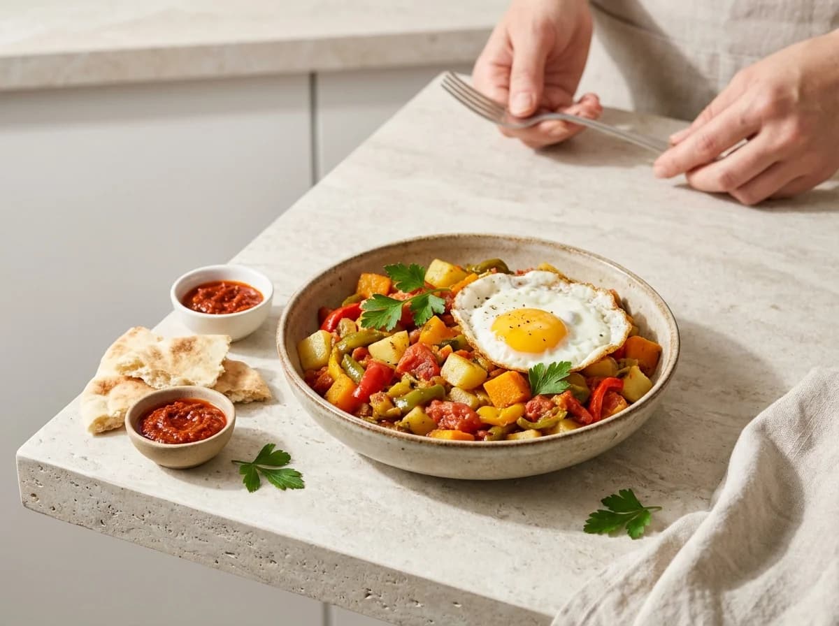 Authentic Tunisian Kafteji Recipe