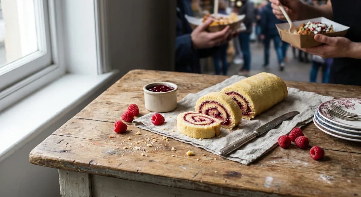 Buttery Raspberry Jam Roly-Poly Recipe
