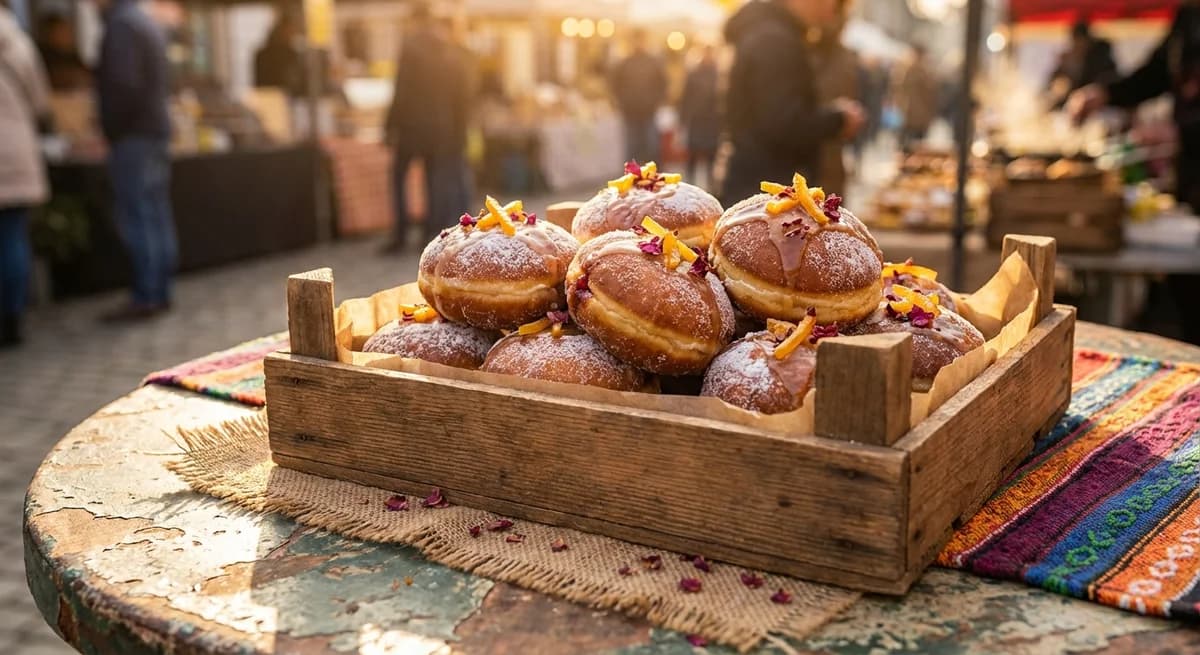Classic Rose Hip and Orange Pączki