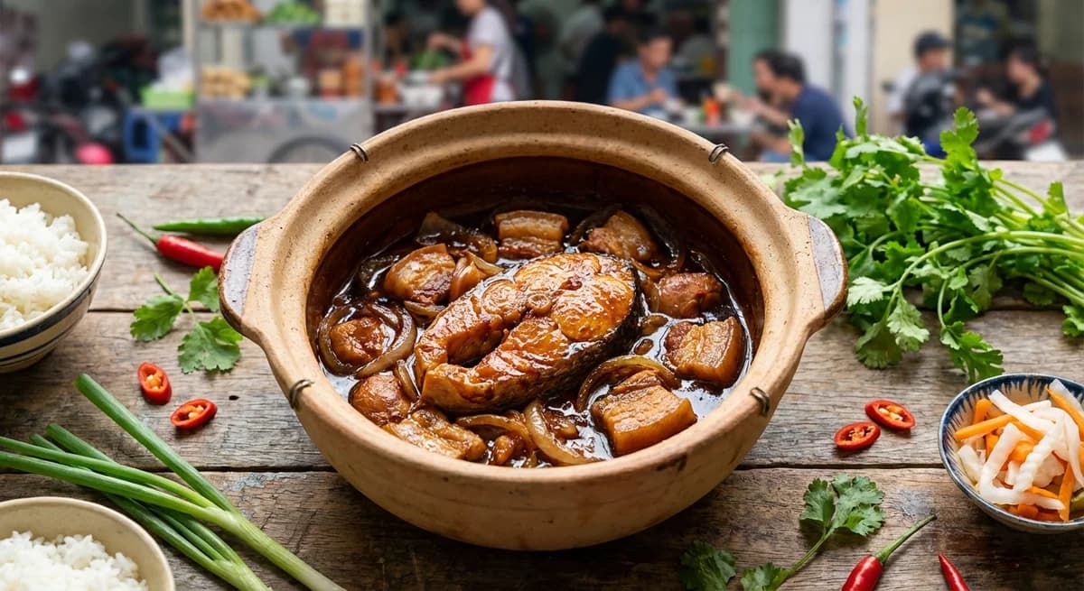 Clay Pot Style Vietnamese Caramel Trout Recipe