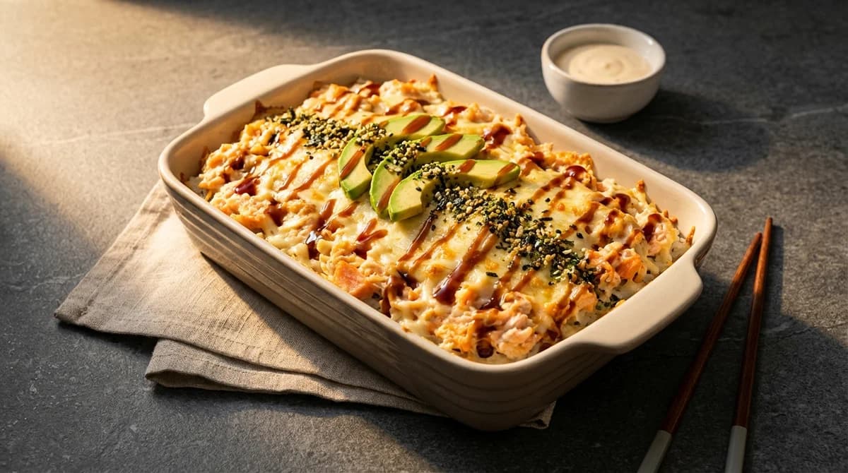 Creamy California Sushi Bake