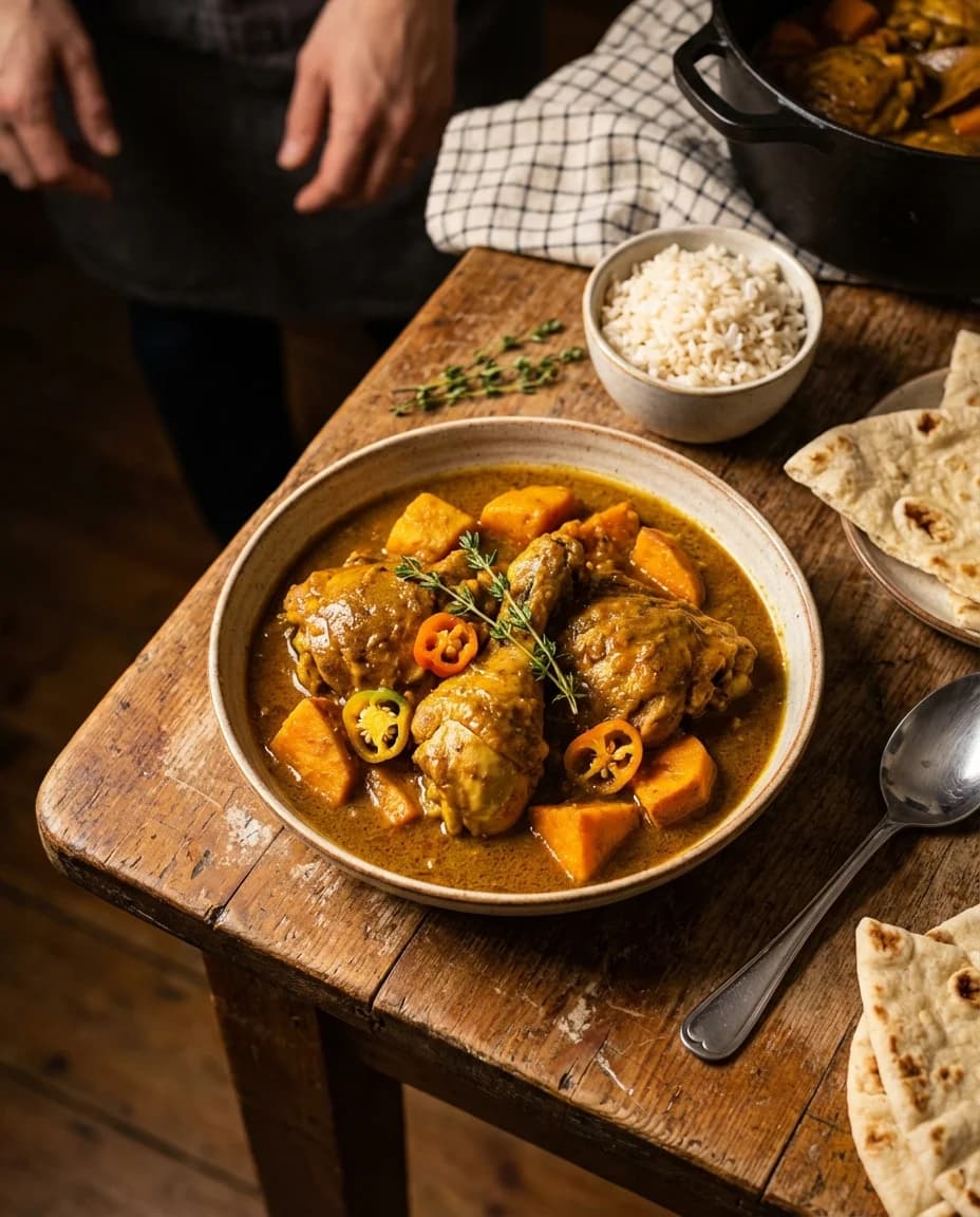 Creamy Coconut Jamaican Curry Chicken
