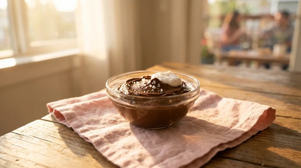 Creamy Dark Chocolate Avocado Mousse Recipe